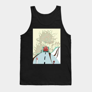 Alien Red Car Tank Top